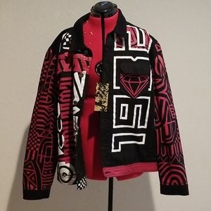 Jewel House Graphic Denim Jacket